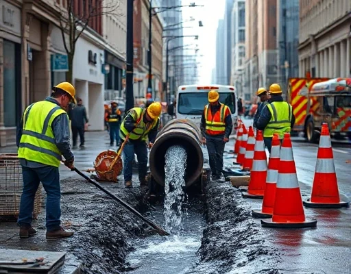 Аварийное восстановление водопровода